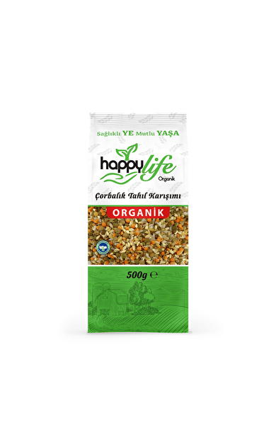 Happylife Organik Çorbalık Tahil Karışımı 500 Gr
